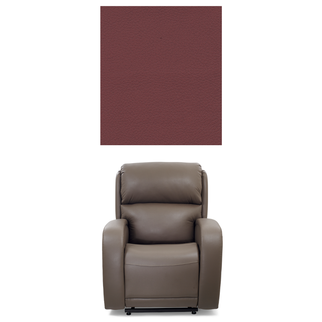 Golden Tech EZ Sleeper Assisted Lift Recliner with Twilight & Power Lumbar - Beet Root